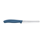 Cuchillo de mesa de acero inoxidable fabricado en UE Victorinox color azul segunda vista