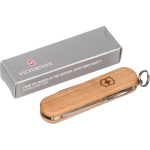 Navaja de acero inoxidable y madera Victorinox con 5 funciones color marrón cuarta vista