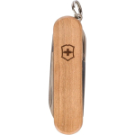 Navaja de acero inoxidable y madera Victorinox con 5 funciones tercera vista