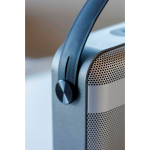 Altavoz inalámbrico con doble altavoz de graves BrandCharger 16W color plateado tercera vista