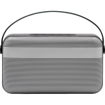 Altavoz inalámbrico con doble altavoz de graves BrandCharger 16W color plateado séptima vista