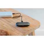 Auriculares inalámbricos con estuche de carga USB-C BrandCharger color grafito segunda vista