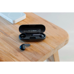 Auriculares inalámbricos con estuche de carga USB-C BrandCharger color grafito cuarta vista