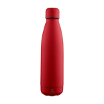 Botella de acero inoxidable reciclado antigoteo con acabado mate 700ml color burdeos tercera vista