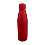 Botella de acero inoxidable reciclado antigoteo con acabado mate 700ml color burdeos quinta vista