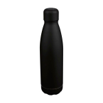 Botella de acero inoxidable reciclado antigoteo con acabado mate 700ml color negro segunda vista