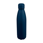 Botella de acero inoxidable reciclado antigoteo con acabado mate 700ml color azul quinta vista
