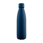 Botella de acero inoxidable reciclado antigoteo con acabado mate 700ml color azul sexta vista