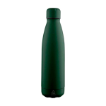 Botella de acero inoxidable reciclado antigoteo con acabado mate 700ml color verde segunda vista