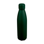 Botella de acero inoxidable reciclado antigoteo con acabado mate 700ml color verde cuarta vista