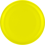 Frisbee macizo de plástico reciclado con 21 cm de diámetro color amarillo segunda vista