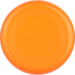 Frisbee macizo de plástico reciclado con 21 cm de diámetro color naranja quinta vista