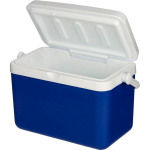 Nevera portátil de plástico resistente con aislamiento y asa robusta 4L color azul segunda vista
