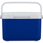 Nevera portátil de plástico resistente con aislamiento y asa robusta 4L color azul cuarta vista