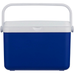 Nevera portátil de plástico resistente con aislamiento y asa robusta 4L color azul quinta vista