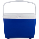 Nevera portátil de plástico resistente con doble pared y asa 13L color azul cuarta vista