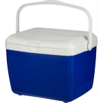 Nevera portátil de plástico resistente con doble pared y asa 13L color azul séptima vista