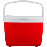 Nevera portátil de plástico resistente con doble pared y asa 13L color rojo primera vista