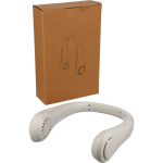 Ventilador de cuello manos libres con 3 velocidades 800mAh color blanco quinta vista