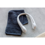Ventilador de cuello manos libres con 3 velocidades 800mAh color blanco novena vista