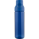 Botella de tritán resistente con cierre de clic y asa superior 750ml color azul primera vista