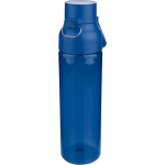 Botella de tritán resistente con cierre de clic y asa superior 750ml color azul quinta vista