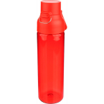 Botella de tritán resistente con cierre de clic y asa superior 750ml color rojo sexta vista