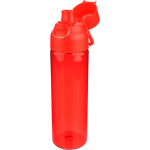 Botella de tritán resistente con cierre de clic y asa superior 750ml color rojo séptima vista