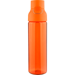 Botella de tritán resistente con cierre de clic y asa superior 750ml color naranja segunda vista