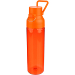 Botella de tritán resistente con cierre de clic y asa superior 750ml color naranja cuarta vista