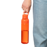 Botella de tritán resistente con cierre de clic y asa superior 750ml color naranja séptima vista