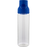 Botella de tritán transparente tapa de color y cierre de clic 750ml color azul tercera vista