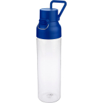 Botella de tritán transparente tapa de color y cierre de clic 750ml color azul quinta vista