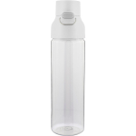 Botella de tritán transparente tapa de color y cierre de clic 750ml color blanco segunda vista