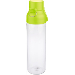 Botella de tritán transparente tapa de color y cierre de clic 750ml color verde lima séptima vista