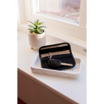 Funda de RPET para llaves y tarjetas con bloqueo RFID y cierre velcro color negro quinta vista