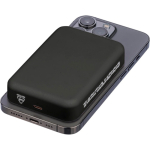 Batería externa reciclada con carga USB-C 15W inalámbrica 10.000mAh color negro octava vista