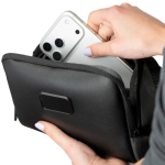 Neceser de viaje de RPET con organizador interno BrandCharger 2,2L color negro primera vista