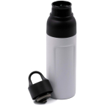 Botella de acero inox reciclado antigoteo filtro BrandCharger 520ml color blanco primera vista
