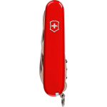 Navaja multiusos de acero inoxidable hecha en EU Victorinox 14 funciones color rojo primera vista