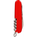 Navaja multiusos de acero inoxidable hecha en EU Victorinox 14 funciones color rojo segunda vista