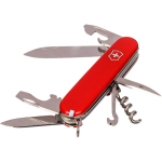 Navaja multiusos de acero inoxidable hecha en EU Victorinox 14 funciones primera vista
