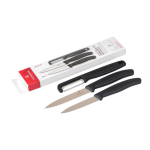 Set de cocina de acero inoxidable con 2 cuchillos y pelador Victorinox color negro octava vista