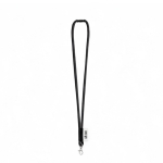 Lanyard tubular liso de poliamida para sublimación fabricado en Europa vista principal