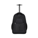 Mochila trolley 2 en 1 de poliéster con apartado para portátil 20L color negro primera vista