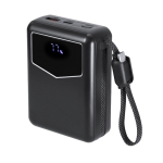 Power bank con cables integrados y pantalla indicadora 20000mAh