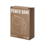 Power bank con cables integrados y pantalla indicadora 20000mAh