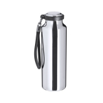 Botella térmica de acero inox. reciclado con correa trenzada 480ml