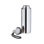 Botella térmica de acero inox. reciclado con correa trenzada 480ml