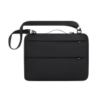 Funda para portátil de poliéster acolchada con bolsillo antirrobo 15'' color negro primera vista